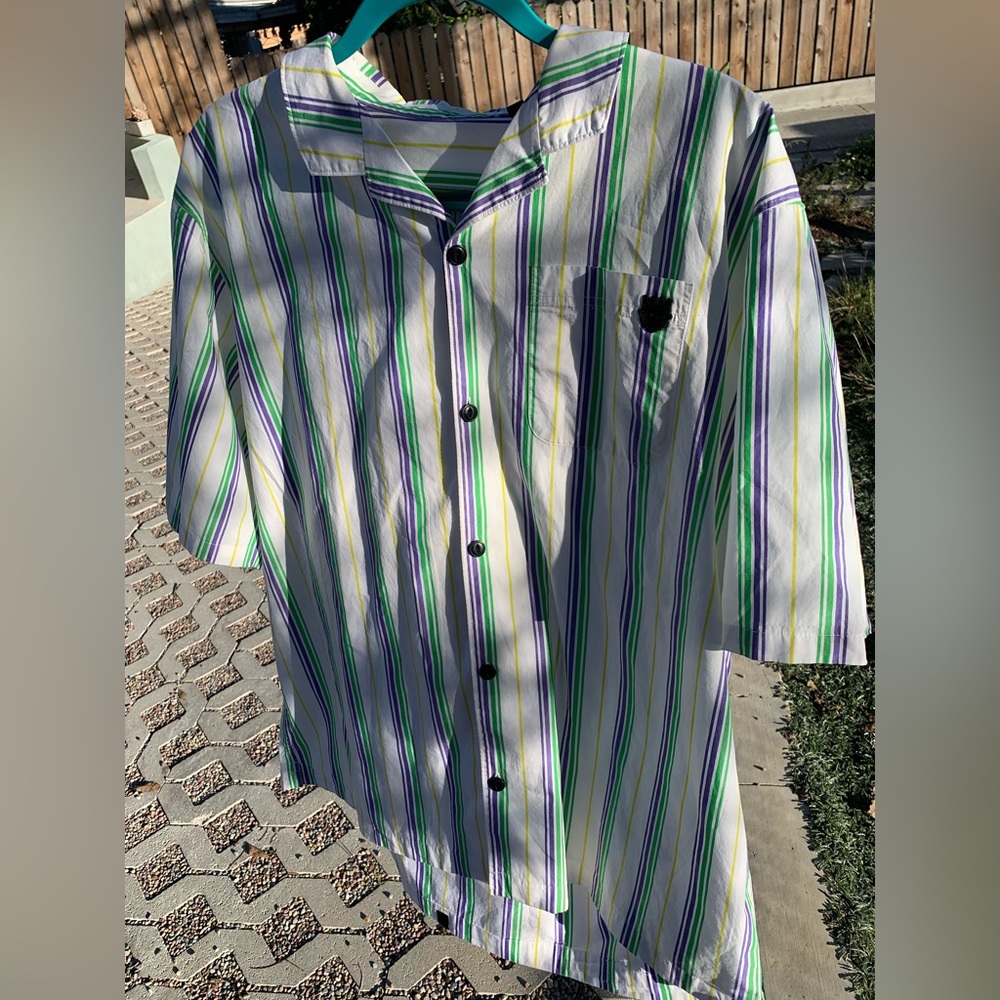 Superdry Men’s Short Sleeve Button Down Striped - Picture 2 of 5